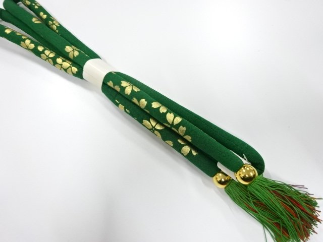 未使用品　正絹　撚り房　丸くげ